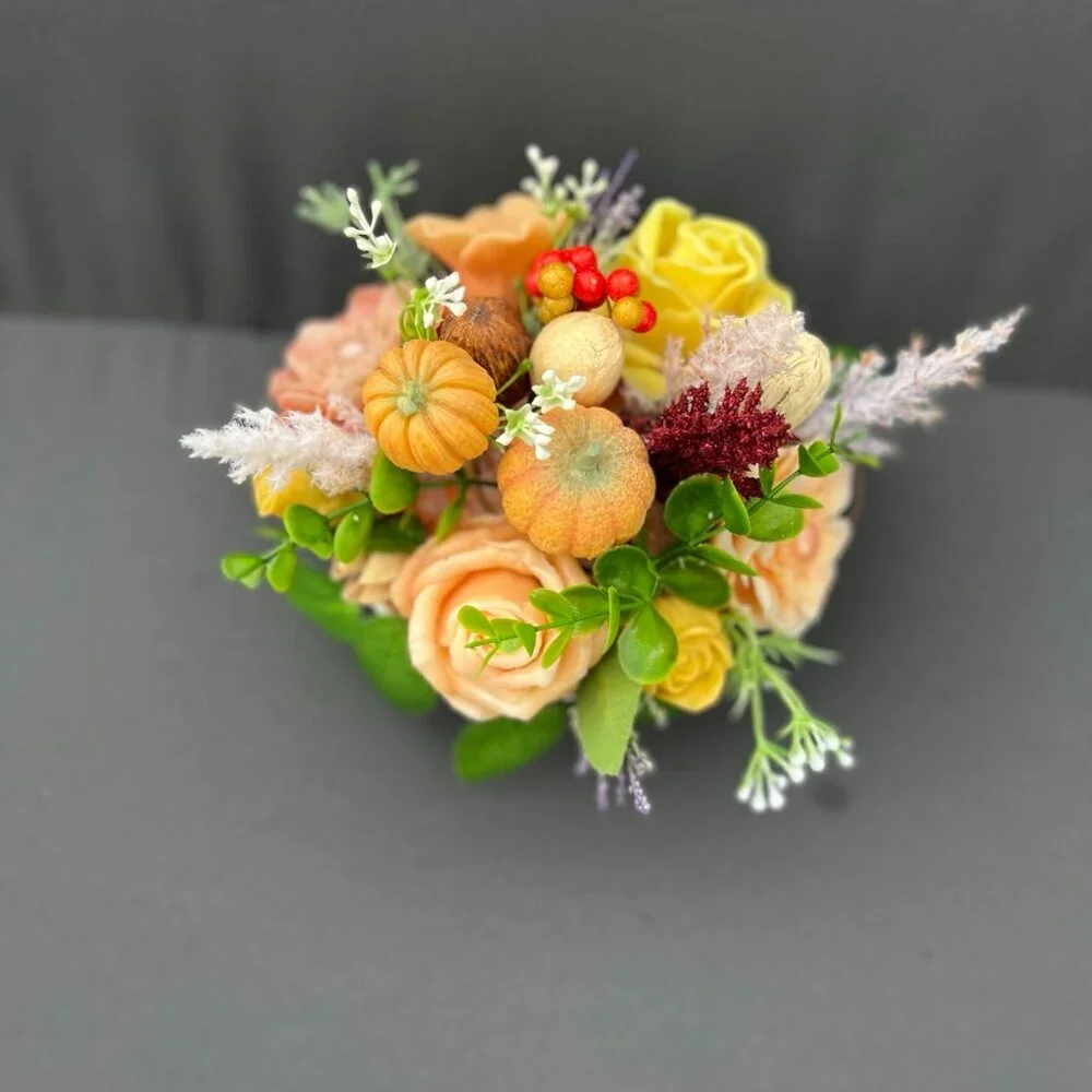 Soap Flowers Bouquet handmade gift FREE BAG and CARD